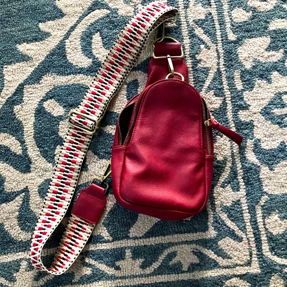 Anthropologie sling purse